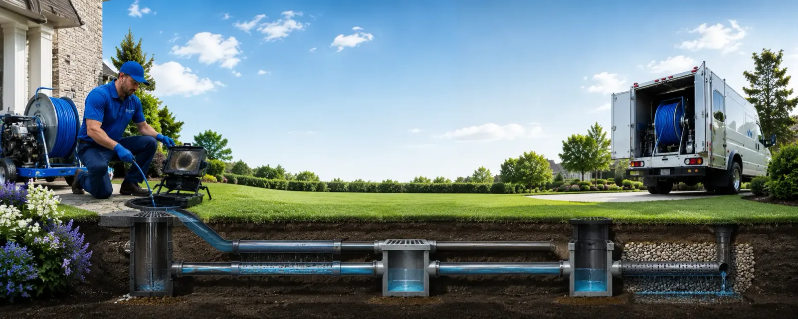 Outdoor drain cleaning information for Green Mountain, NC